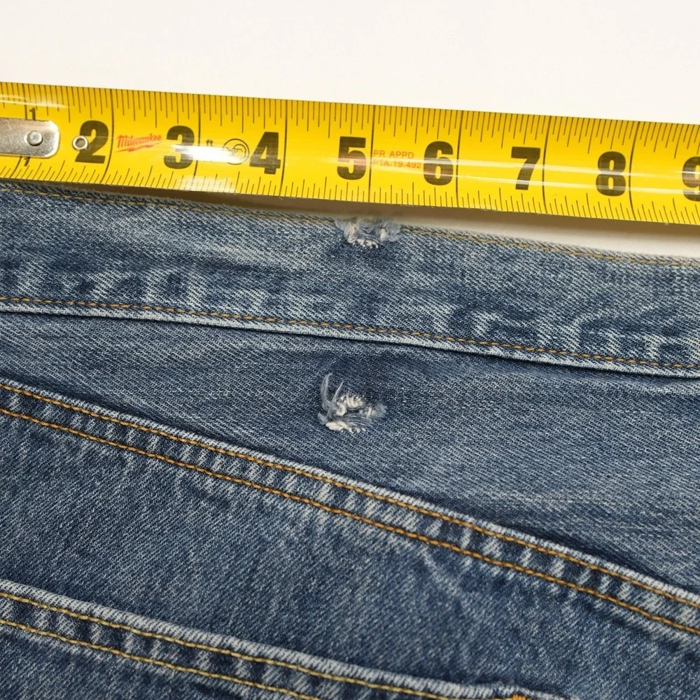 Levi's 501 Jeans‎ Mens 40X30 (39X29) Blue Denim Straight Fit Button Fly Pants